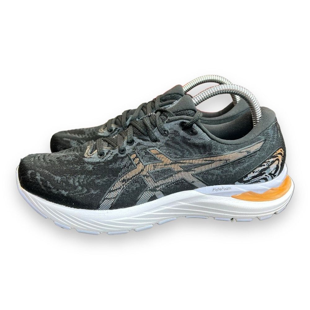 ASICS Women's Gel-Cumulus 23 Running Shoes, Black / Sun Peach, sz 8.5
